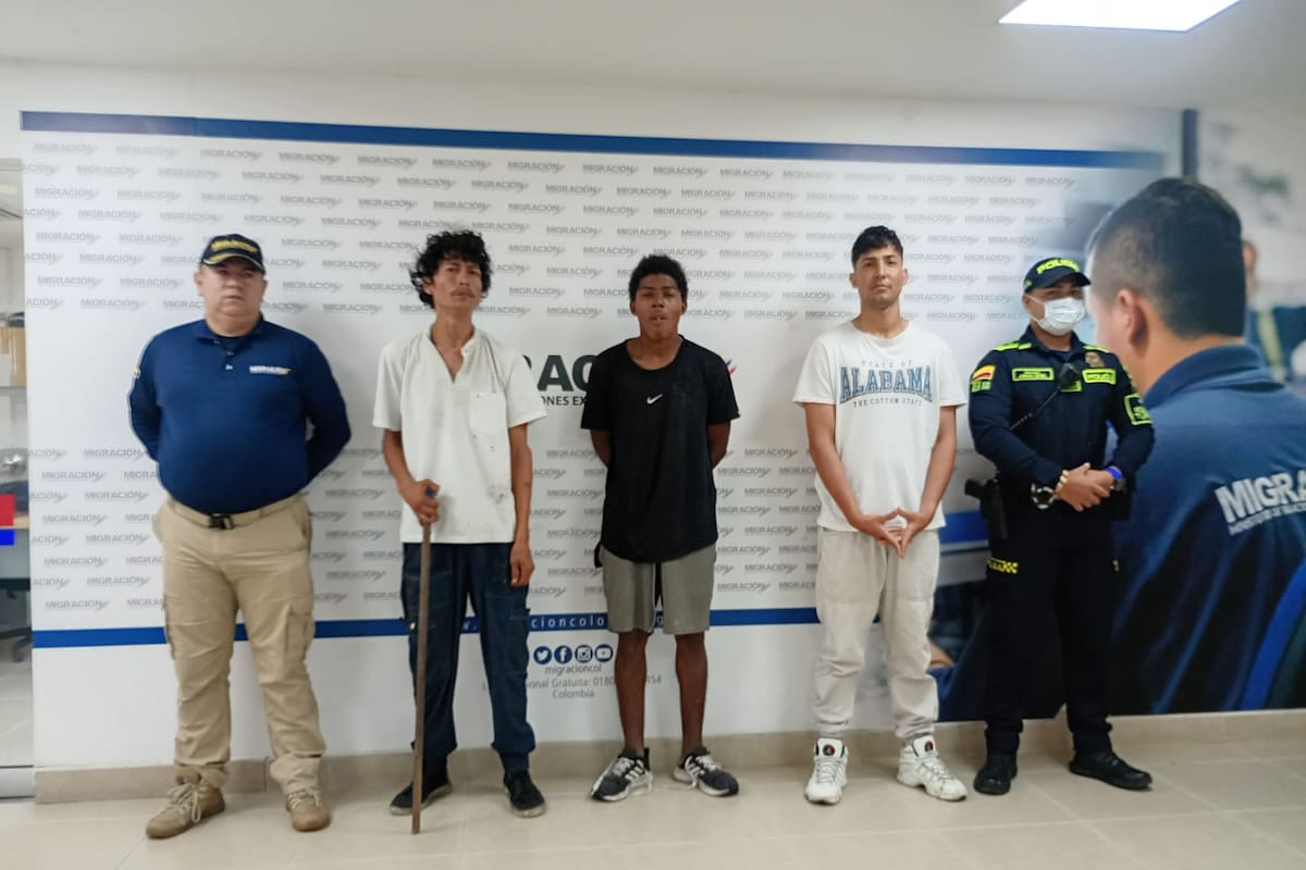 Con 28 anotaciones, expulsan a tres ciudadanos venezolanos tras operativos en Bucaramanga