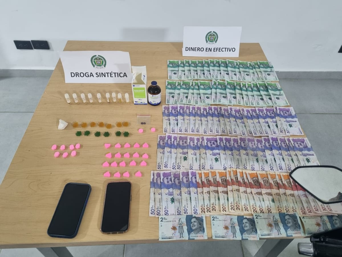 Con más de $5 millones y droga: así fueron capturados
