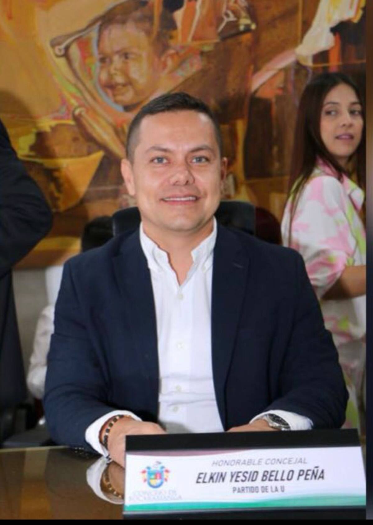 Elkin Yesid Bello Peña, presidente del Concejo de Bucaramanga.