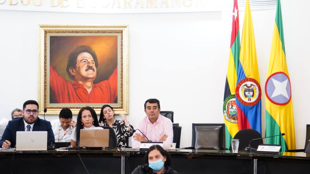 Debate sobre Impuesto Predial en el Concejo de Bucaramanga. Marco Valencia/Vanguardia
