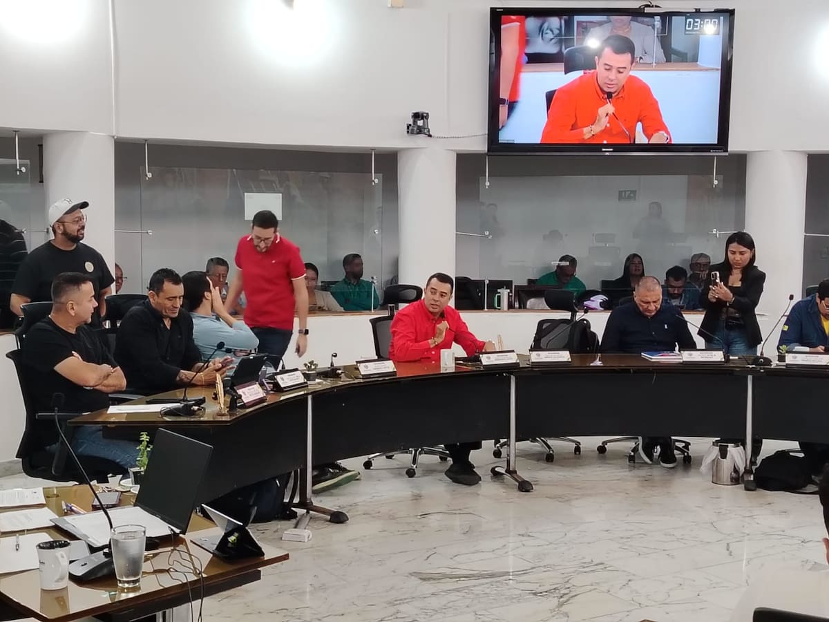 Debate en el Concejo de Bucaramanga.