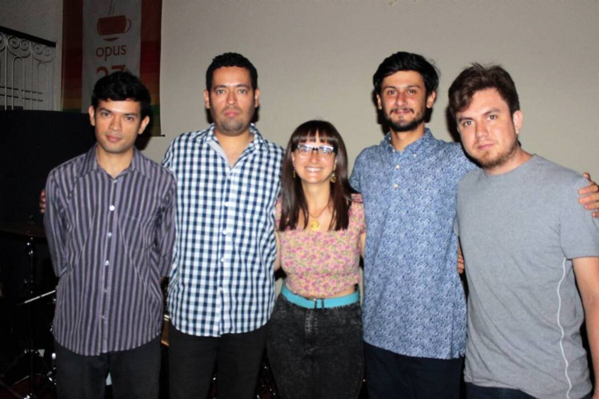 Jorge Luis Ortiz, Juan Ortiz, Isis Paola Giraldo, Fabián Cárdenas y Leonardo Parra. (Foto: Fabián Hernández / VANGUARDIA LIBERAL )