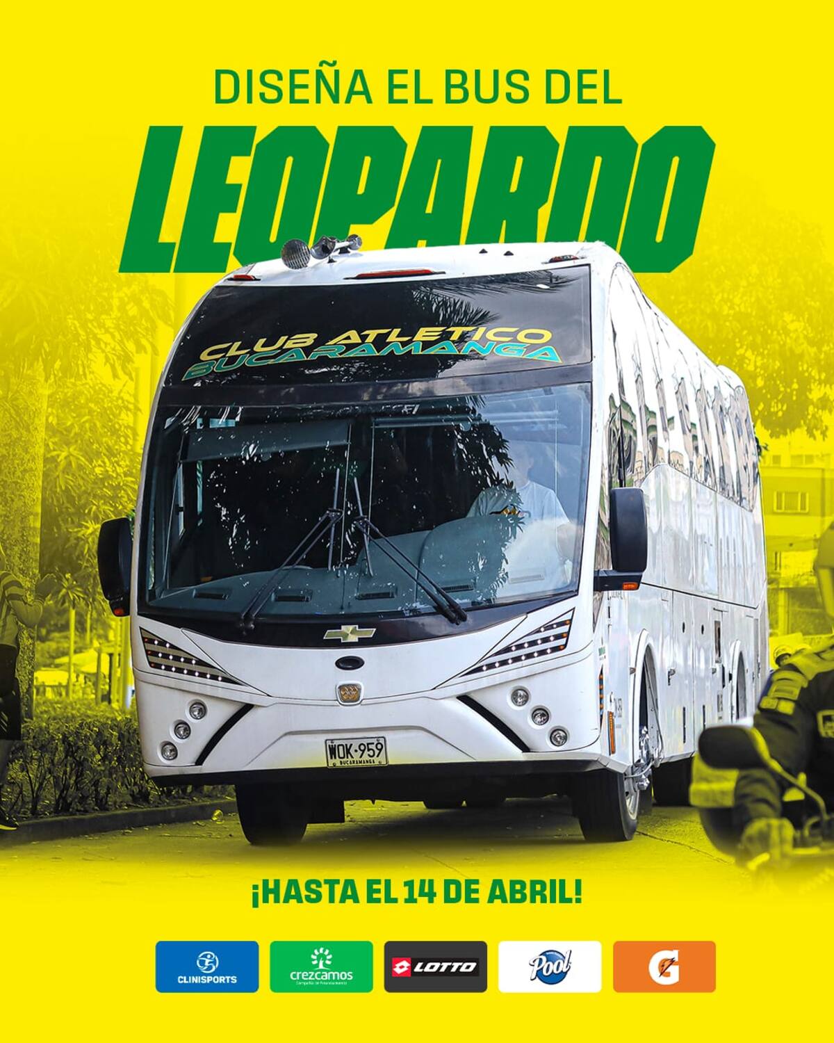Concurso diseño del bus de Atlético Bucaramanga.
