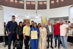Reconocimiento a la periodista Adriana Serrano Parra en el Concejo