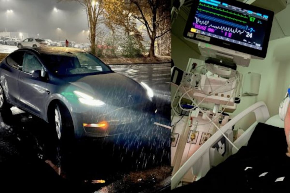 El auto de Tesla de Maxpaul Franklin. Tomada de X / VANGUARDIA