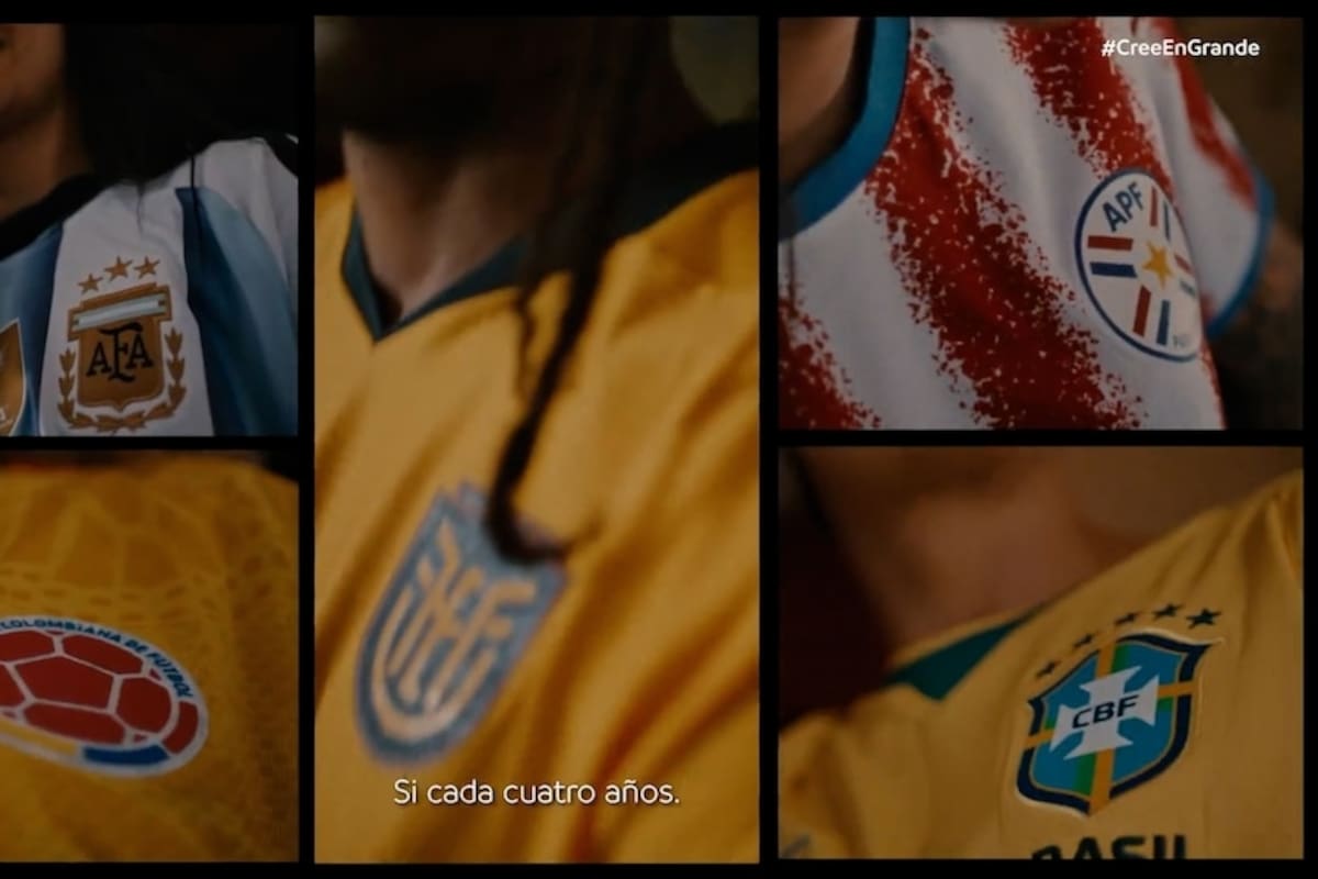 Conmebol enciende la ilusión de Colombia y Sudamérica rumbo al Mundial 2026 con emotiva campaña “Cree en Grande”. Foto: Captura de Pantalla video de la Conmebol