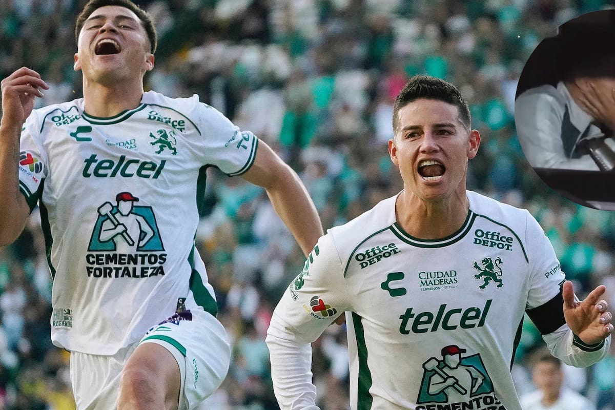 Conozca a la novia de James Rodríguez, con quien se le vio al final del duelo contra Juárez en México. (Foto: Club León y redes sociales / VANGUARDIA).