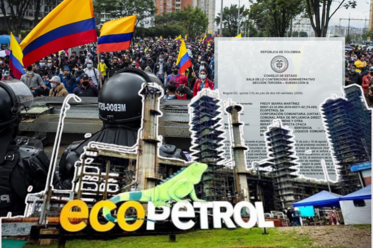 Una organización comunitaria y su entonces representante legal fueron declaradas responsables por los perjuicios ocasionados durante bloqueos y actos contra una estación de Ecopetrol en Meta. Foto de archivo // Foto IA // Recreada.