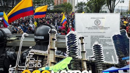 Protestas con daños: estas son las consecuencias económicas que fijó el Consejo de Estado