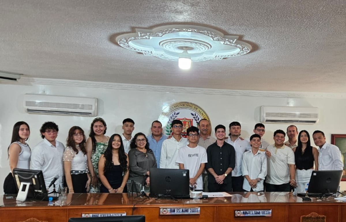 La ceremonia se posesión del Consejo de Juventudes se adelantó en las instalaciones del Concejo Municipal de San Gil.