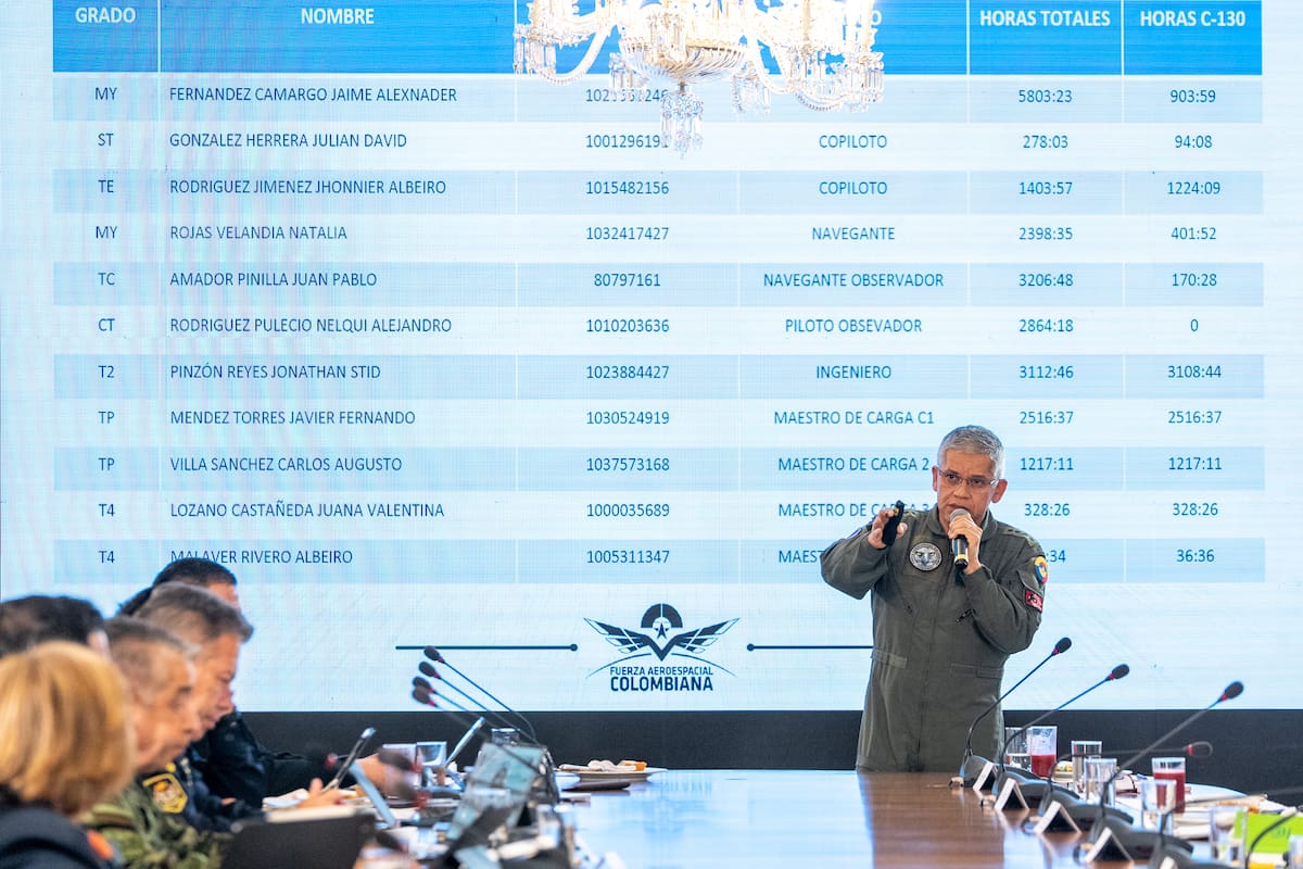Consejo de Ministros: donde se habló del accidente aéreo ocurrido en Puerto Leguízamo donde murieron 69 militares.
