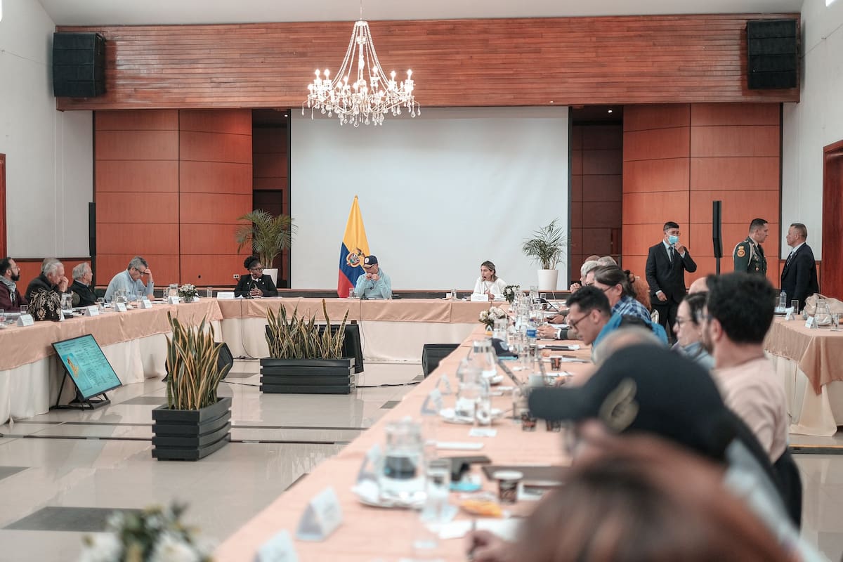 Durante dos días los funcionarios del Gobierno Nacional se reunieron en Paipa, Boyacá, donde conversaron sobre los aciertos de la era Petro, pero también de los errores que se han cometido. Foto: Presidencia/VANGUARDIA