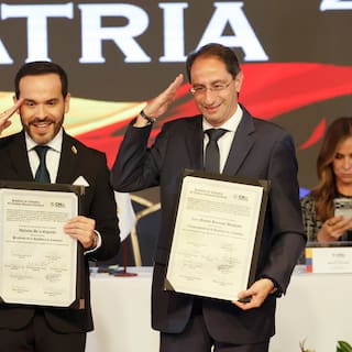 Video: Consejo Nacional Electoral entregó credencial presidencial a Abelardo De La Espriella