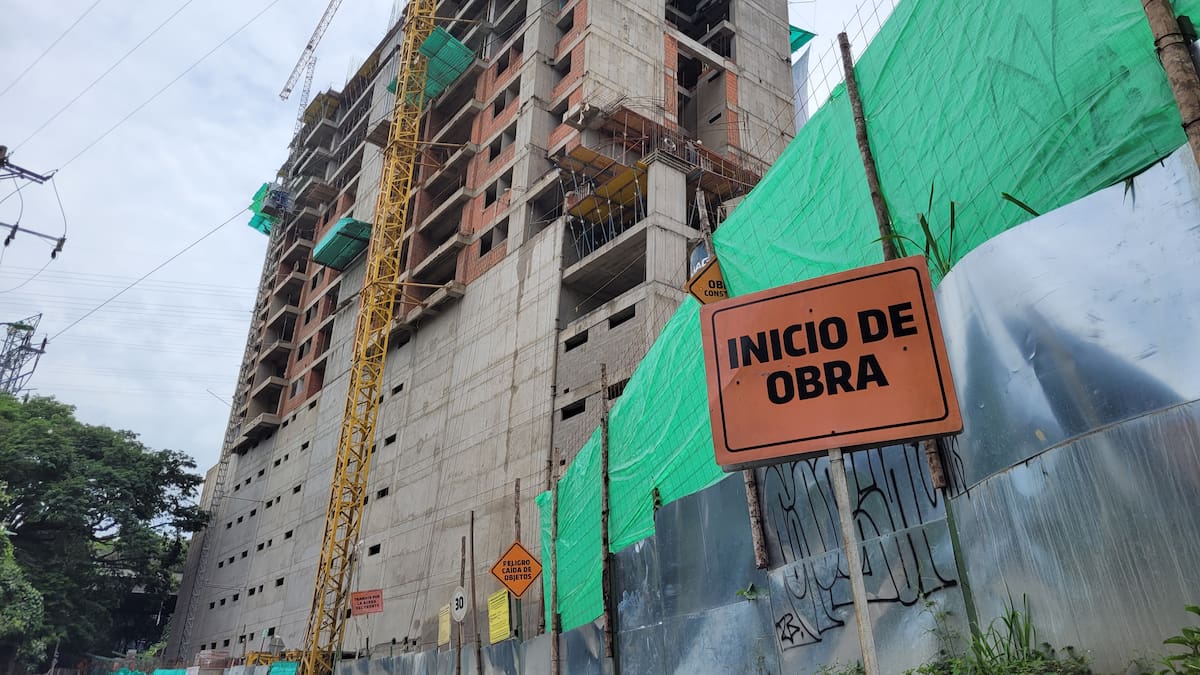 La construcción en Bucaramanga es uno de los renglones principales de la economía.