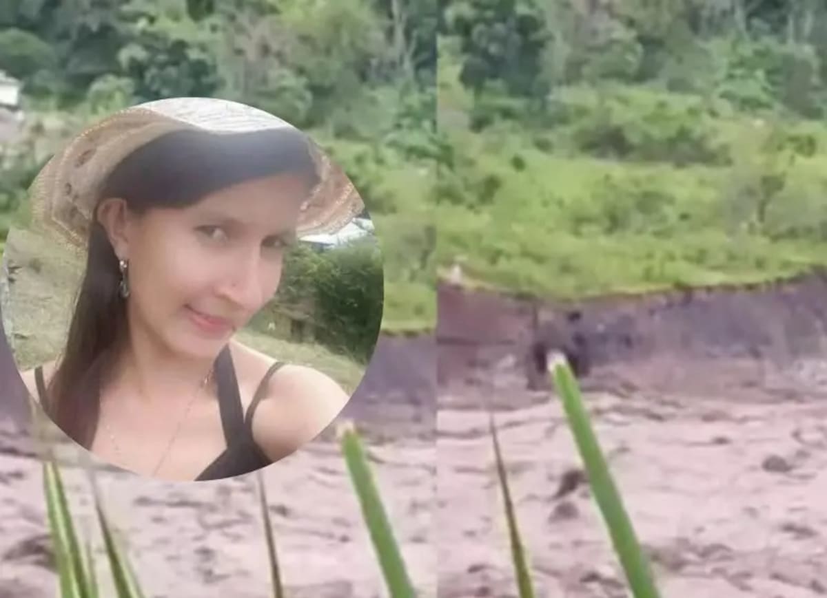 La Defensa Civil continúa con la búsqueda del cuerpo Valentina Chaux Chilito, quien cayó al río después de que una creciente arrasara con un pedazo del terreno desde donde ella grababa. | Foto: El Colombiano.