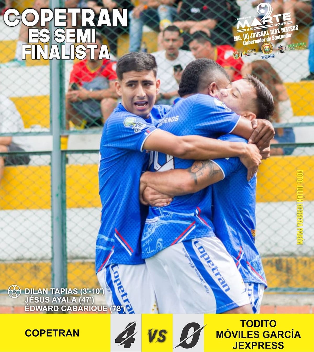 Copetran goleó y confirmó su favoritismo. Foto: LSF