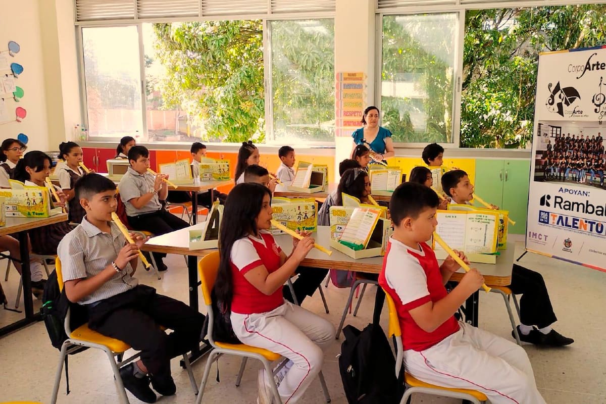 CorpoArte continúa siendo un faro de esperanza y transformación en Colombia, inspirando a jóvenes talentos y brindando oportunidades educativas y musicales a comunidades que más lo necesitan. Foto tomada de redes sociales/VANGUARDIA