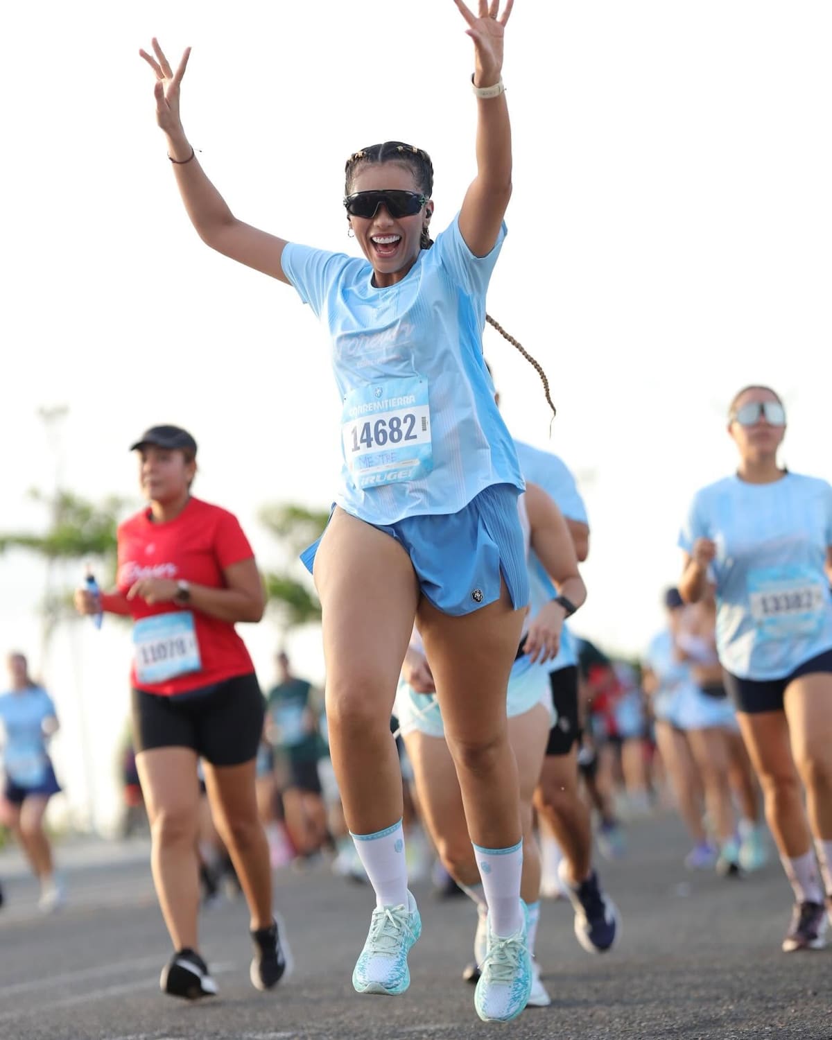 Bucaramanga tendrá cierres viales este 26 de julio por la competencia atlético Corremitierra. Foto: Corremitierra.