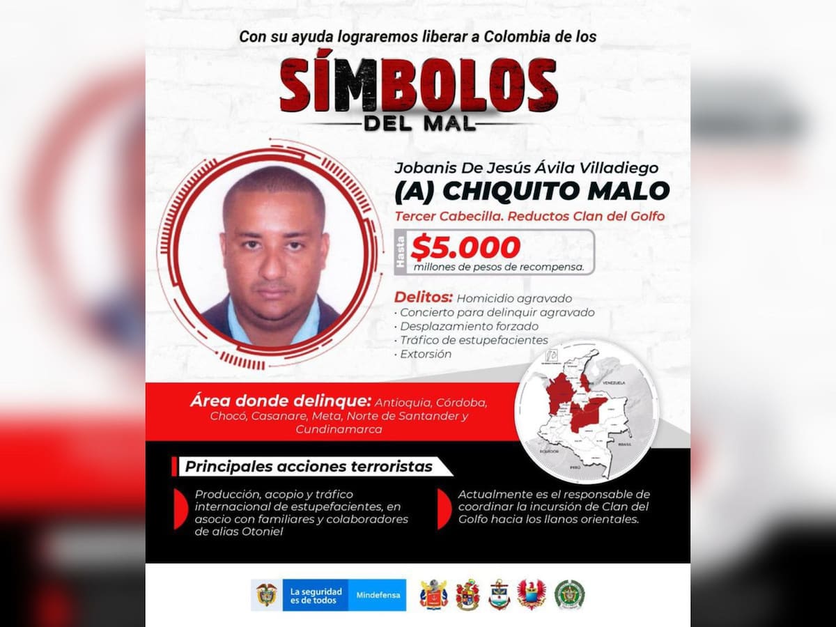 Corte Suprema autoriza extradición de alias ‘Chiquito Malo’ a Estados Unidos