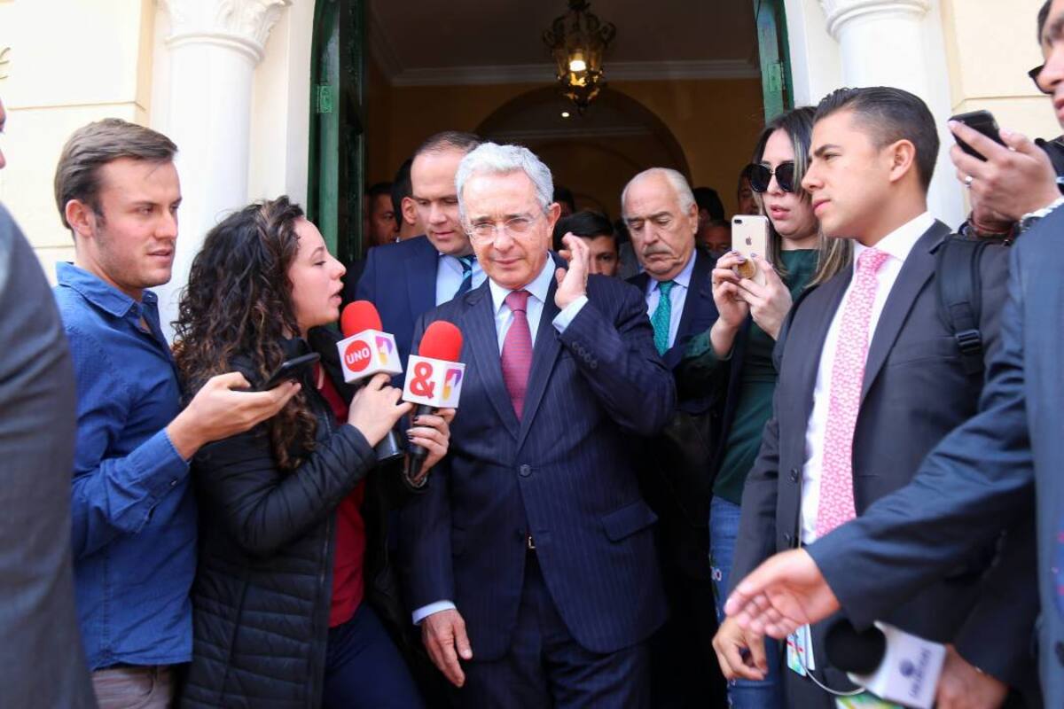 Álvaro Uribe anunció que se pronunciará sobre este caso en las próximas horas. (Foto: Colprensa/VANGUARDIA LIBERAL)