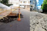 Vanguardia en los barrios: calles deterioradas y cráter alertan en Bucaramanga