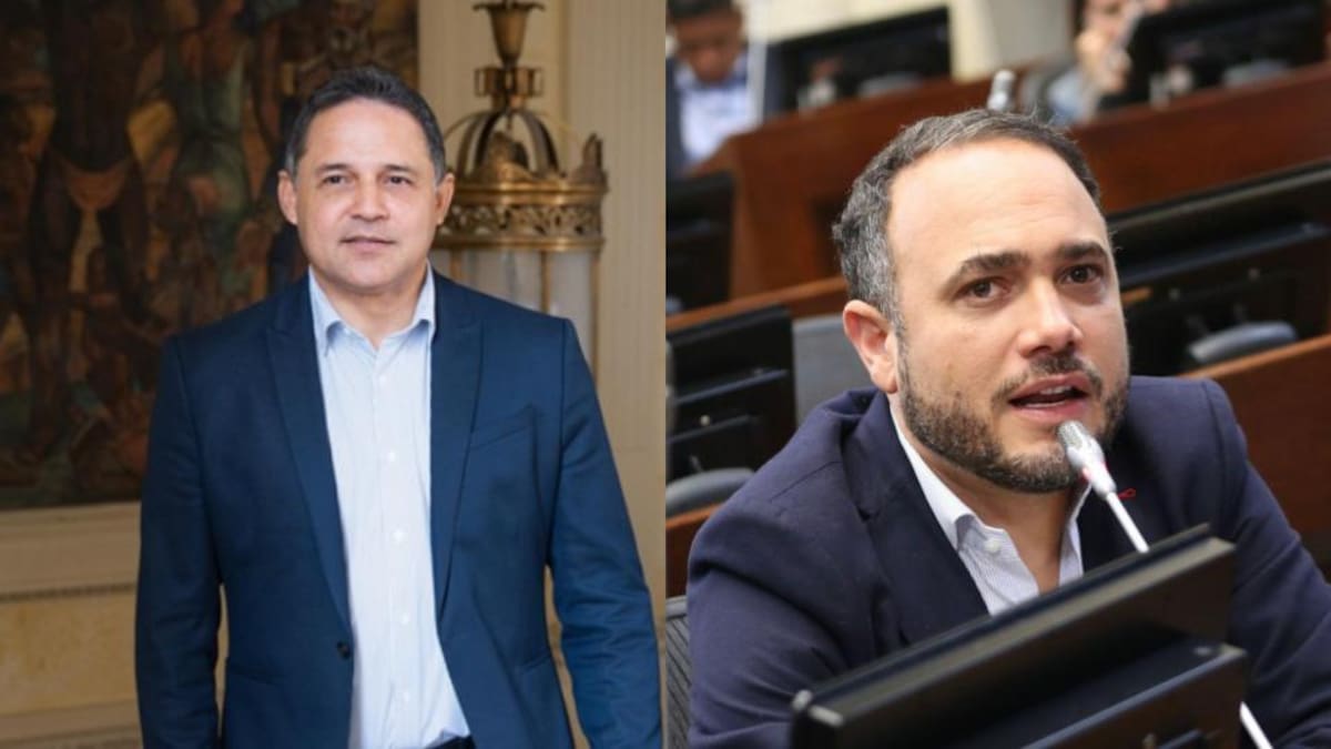 De izquierda a derecha, Honorio Henríquez (Centro Democrático) y Alfredo Deluque (Partido de La U) son los dos contendores para la presidencia del Senado | Fotos Colprensa y Congreso Visible