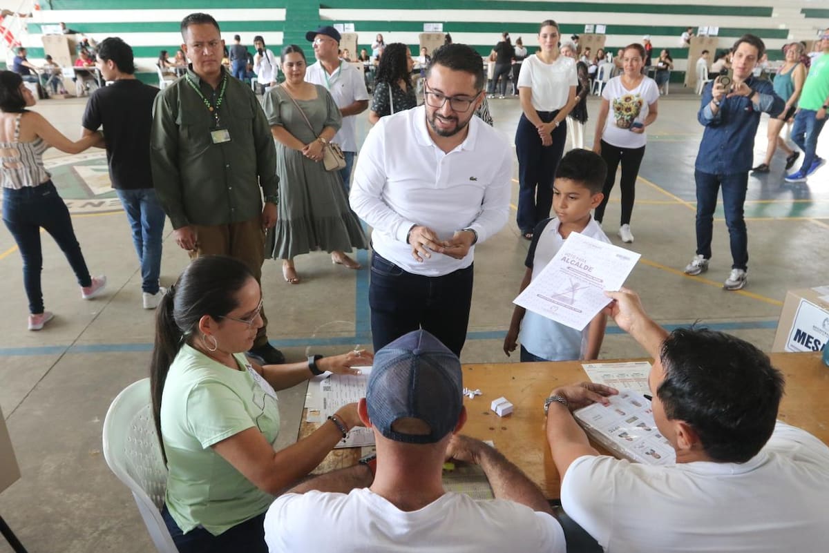 Cristian Portilla, nuevo alcalde de Bucaramanga (Jaime Moreno / VANGUARDIA)