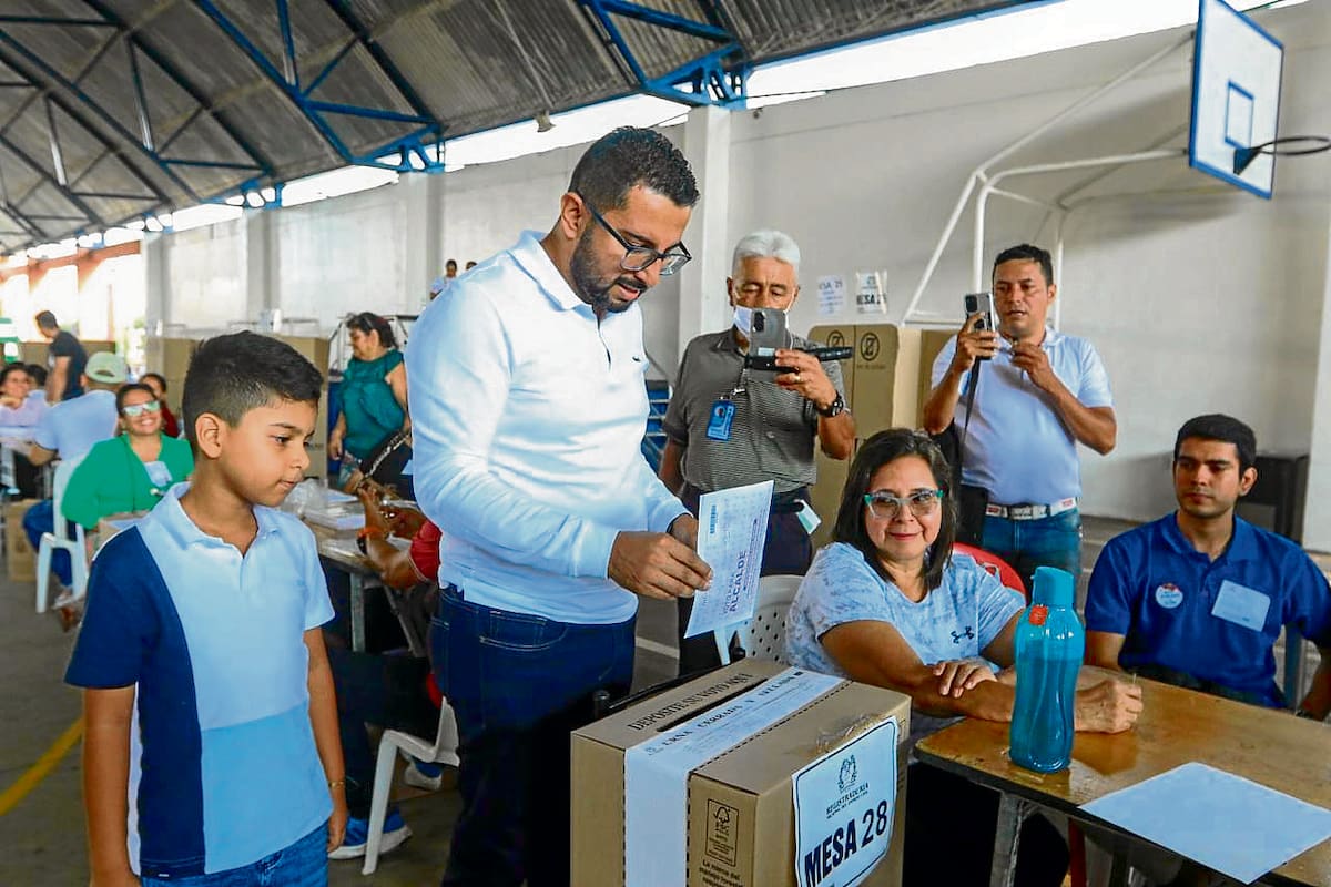 Cristian Portilla, nuevo alcalde de Bucaramanga (Jaime Moreno / VANGUARDIA)