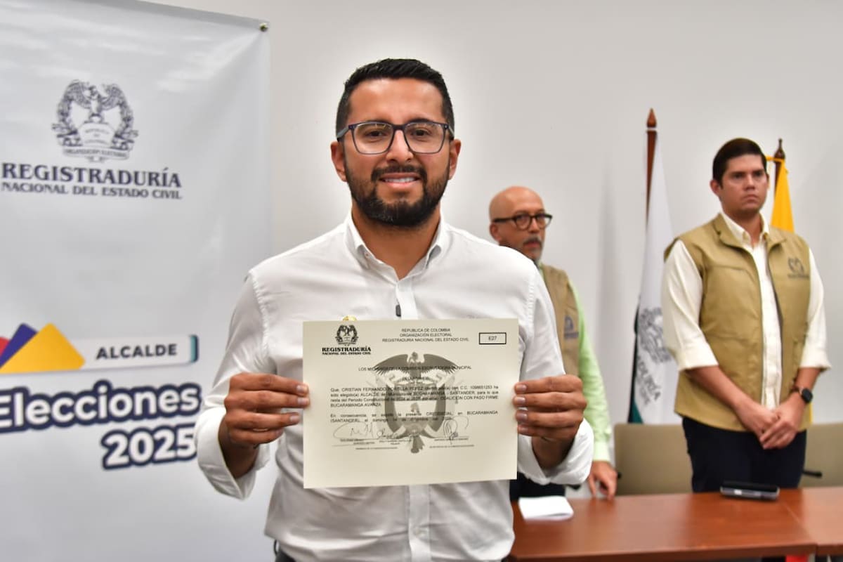 Cristian Portilla, Alcalde de Bucaramanga