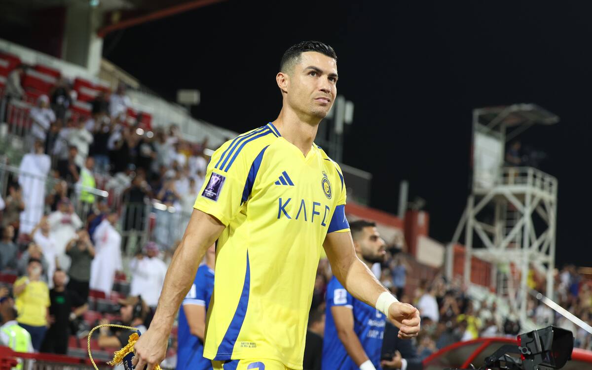 Cristiano Ronaldo durante un partido con Al-Nassr. //Foto, EFE: ALI HAIDER