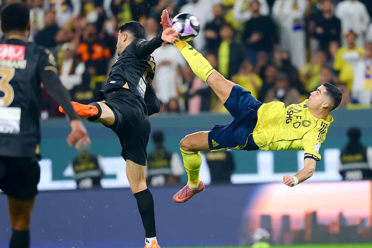 Cristiano Ronaldo marcó una increíble anotación para Al Nassr. //Foto tomada de redes sociales: @AlNassrFC