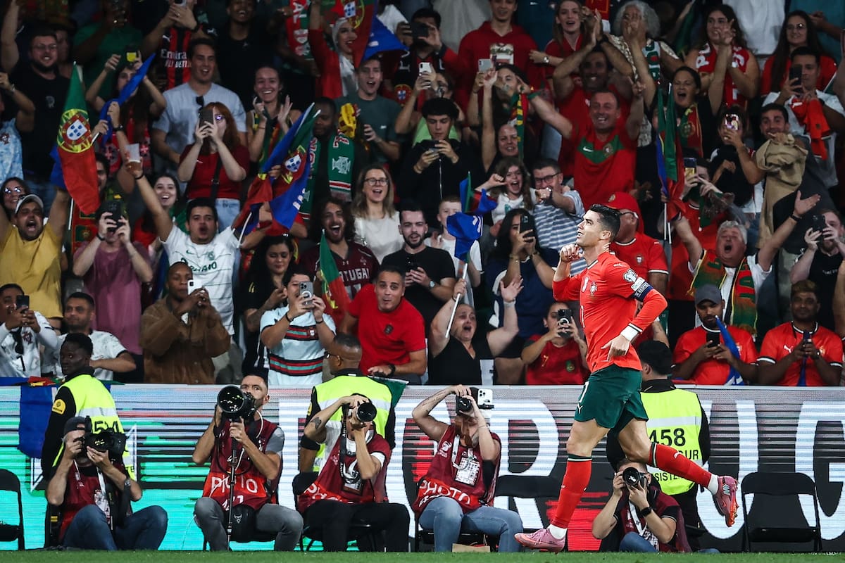 Cristiano Ronaldo afrontará una nueva jornada de Eliminatorias con Portugal. //Foto, EFE: RODRIGO ANTUNES