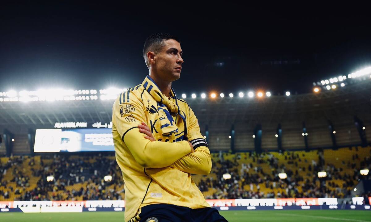 Cristiano Ronaldo habló del reto de llegar a los 1.000 goles como futbolista profesional. Foto: Al Nassr.