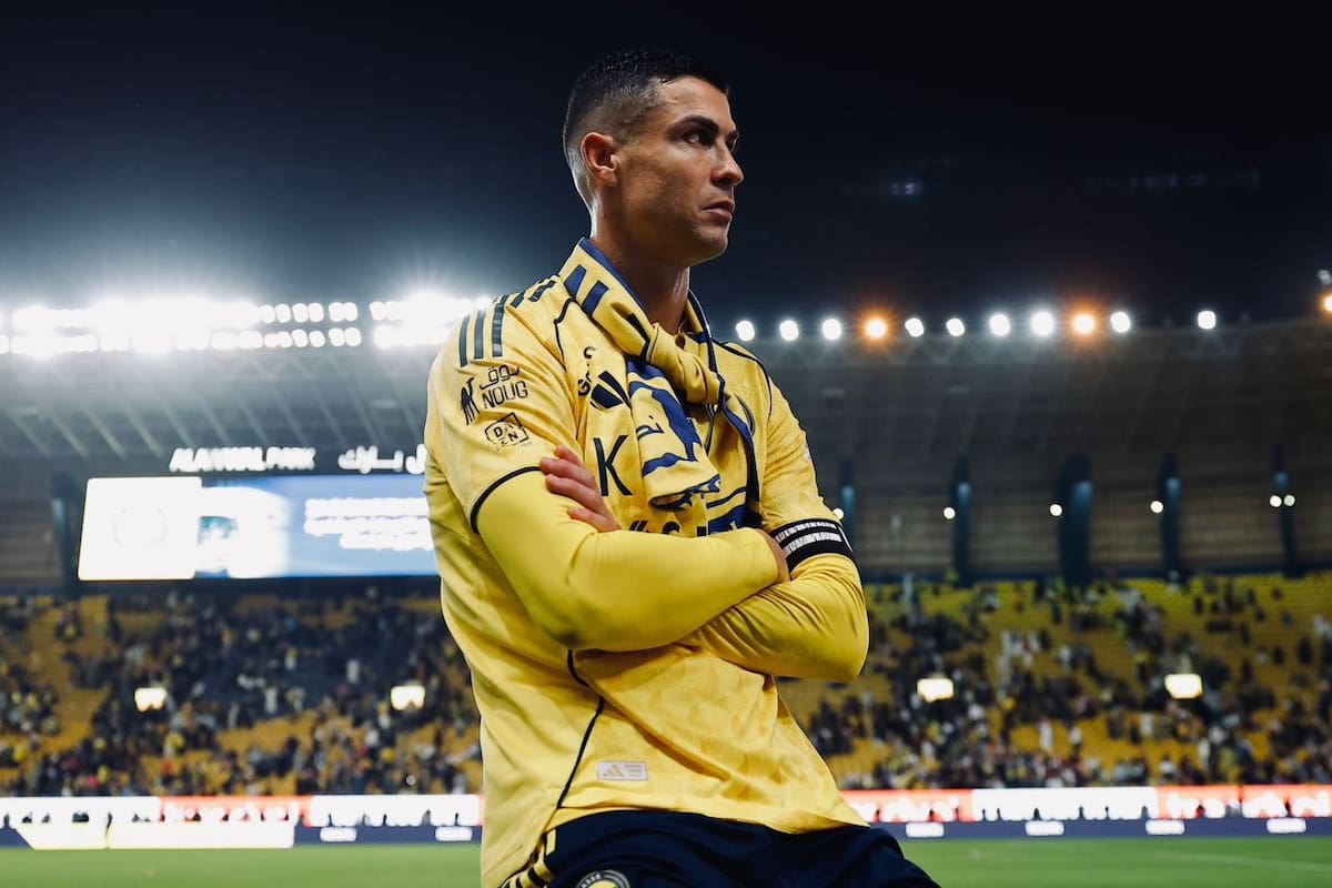 Cristiano Ronaldo habló del reto de llegar a los 1.000 goles como futbolista profesional. Foto: Al Nassr.
