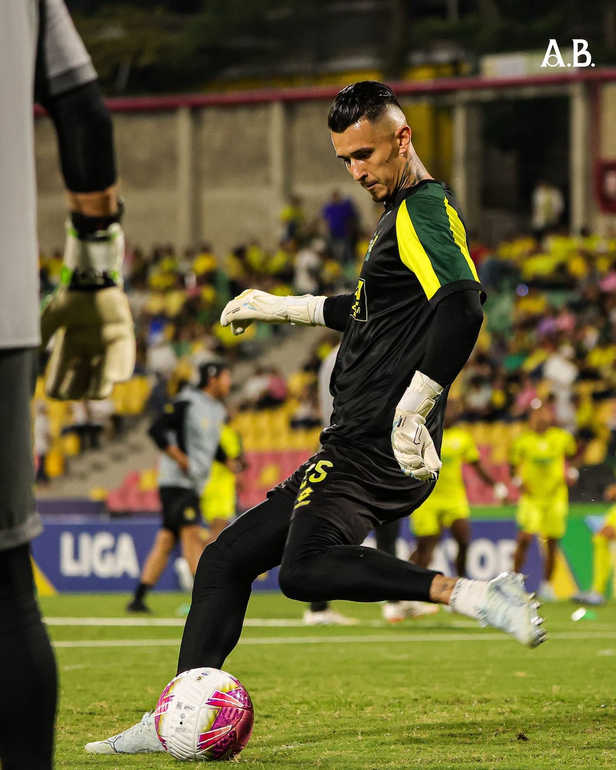 Cristopher Fiermarín, arquero de Atlético Bucaramanga. Foto: cortesía AB.