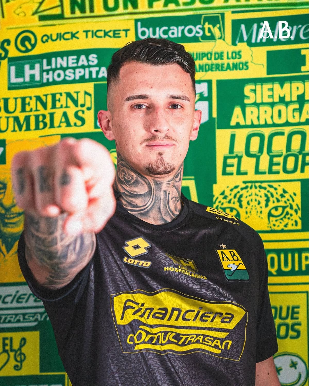 Cristopher Fiermarín contó por qué eligió al Atlético Bucaramanga y cómo quiere ganarse a la afición. Foto: Atlético Bucaramanga
