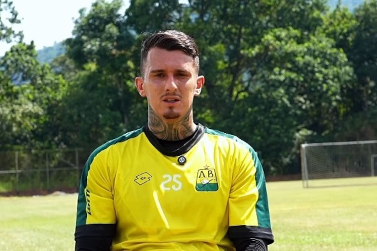 Cristopher Fiermarín contó por qué eligió Atlético Bucaramanga y cómo quiere ganarse a la afición. Foto: Pantallazo video del Atlético Bucaramanga.