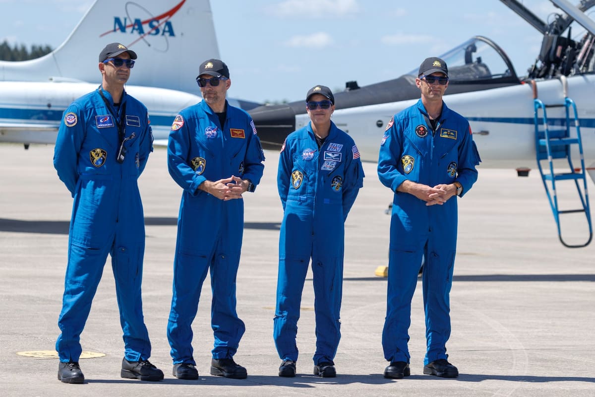 Cuatro astronautas intentarán este jueves el viaje más rápido de Estados Unidos a la EEI Foto: EFE
