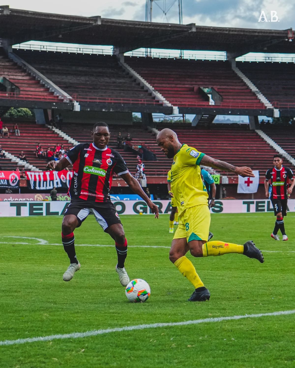 Cúcuta y Atlétlético Bucaramanga igualaron 2-2 en la tercera fecha de la Liga BetPlay I de 2026, en juego realizado en el estadio General Santander. Foto: cortesía Atlético Bucaramanga.