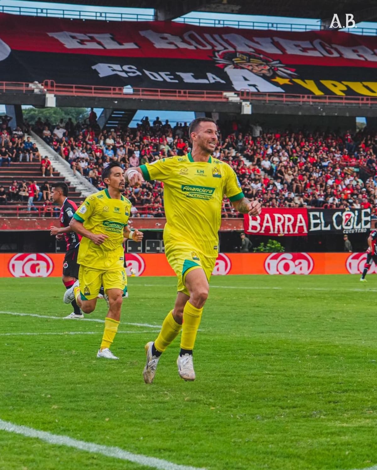Cúcuta y Atlético Bucaramanga igualaron 2-2 en la tercera fecha de la Liga BetPlay I de 2026, en juego realizado en el estadio General Santander. Foto: cortesía Atlético Bucaramanga.
