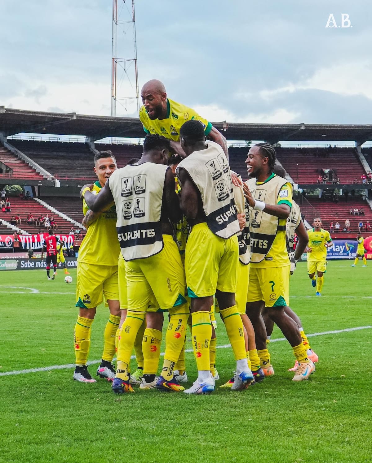 Cúcuta y Atlétlético Bucaramanga igualaron 2-2 en la tercera fecha de la Liga BetPlay I de 2026, en juego realizado en el estadio General Santander. Foto: cortesía Atlético Bucaramanga.