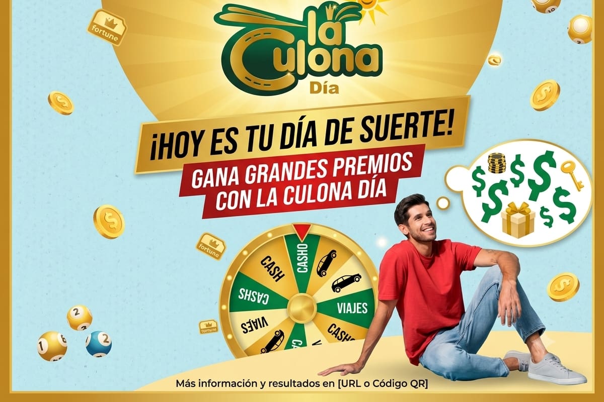 Resultado del sorteo de hoy de La Culona Día.