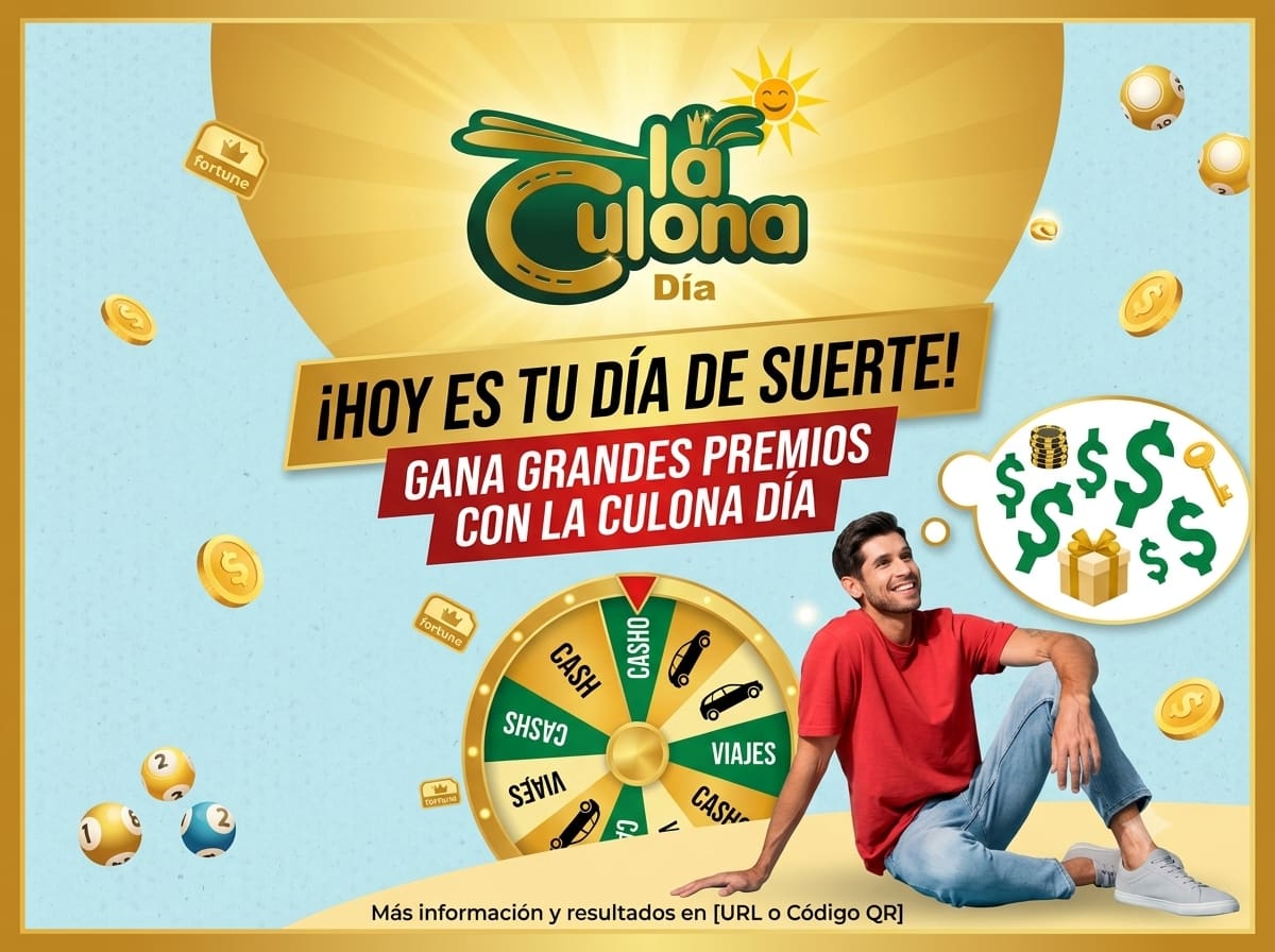 Resultado del sorteo de hoy de La Culona Día.