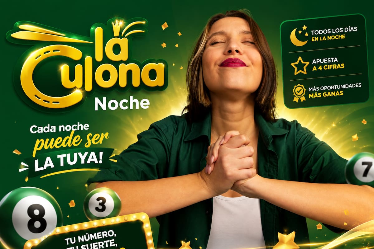 Culona Noche: número ganador del sorteo de hoy.