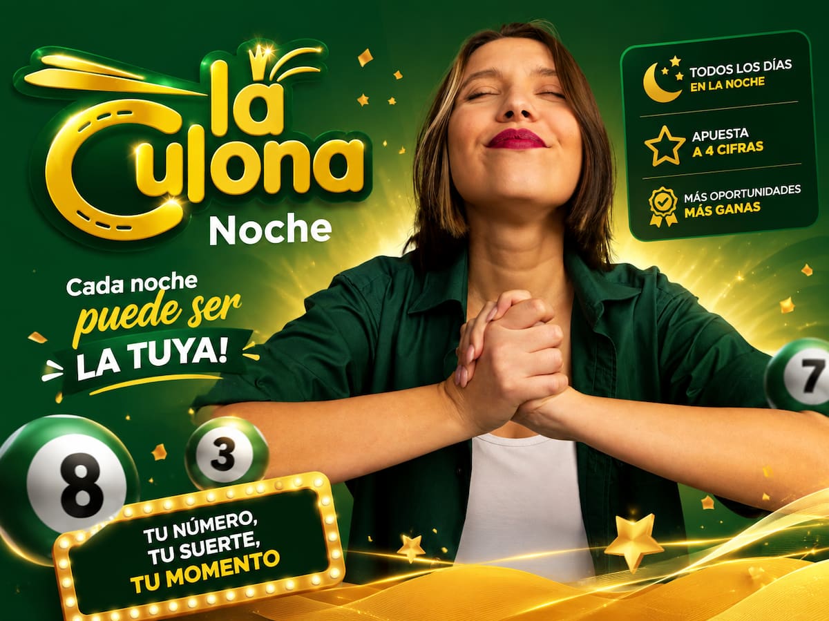 Culona Noche: número ganador del sorteo de hoy.