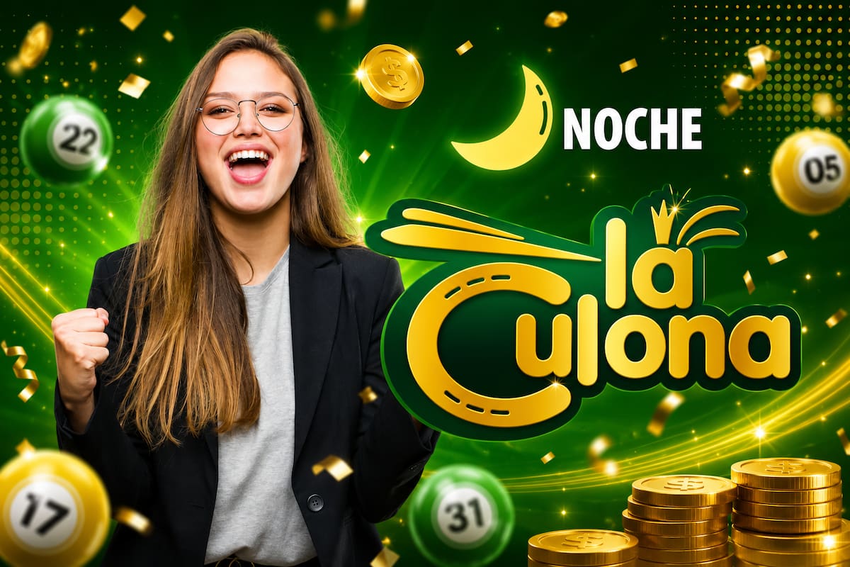 Sorteo de hoy de la Culona Noche.