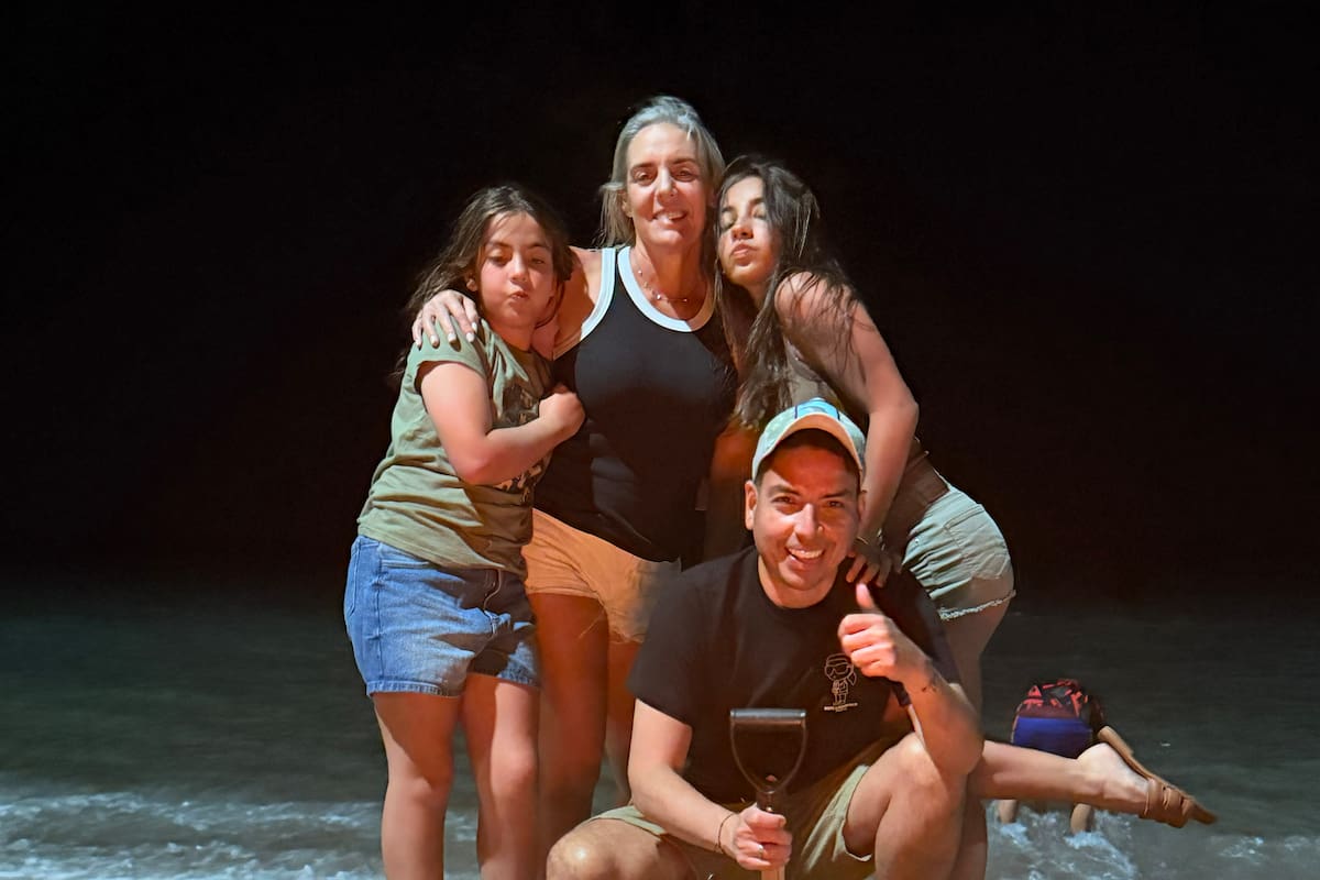Mia Silva, Florencia Fazio, Violeta Silva y Óscar Silva. Suministrada / VANGUARDIA