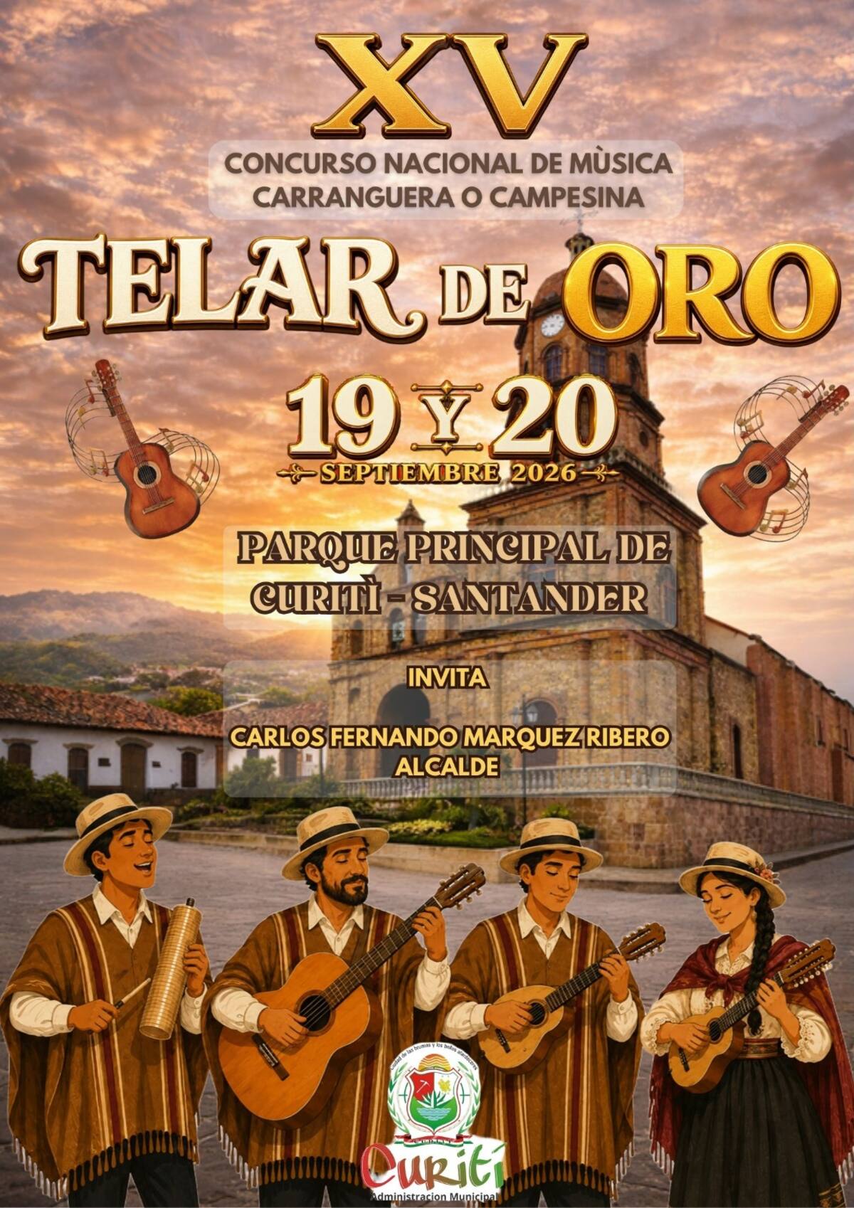 El Telar de Oro llegará a su XV edición con 18 agrupaciones en las categorías infantil, aficionados y profesionales. Foto suministrada.