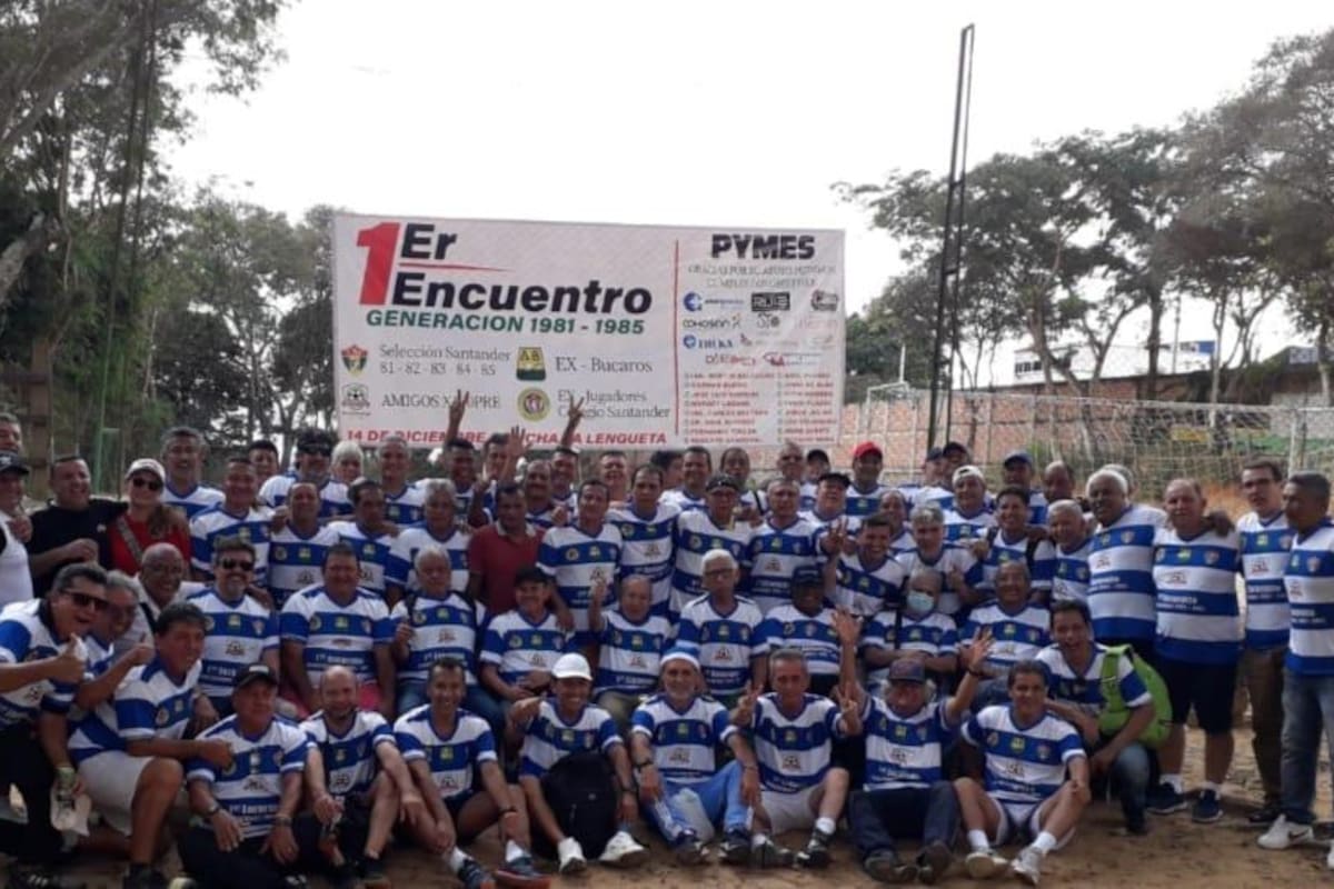 Se reencontró la generación 1981-1985 del fútbol santandereano.