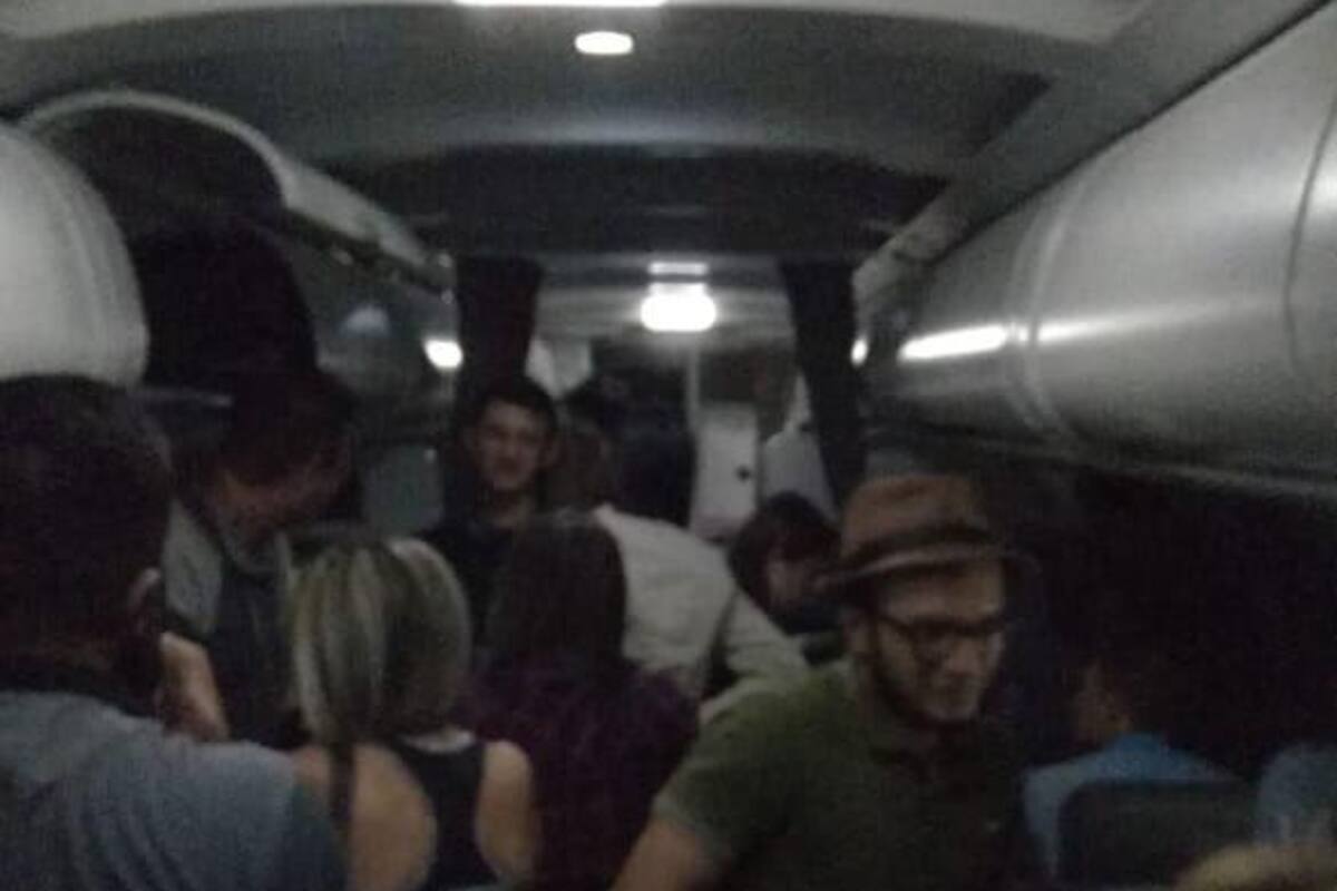 Pasajeros estuvieron encerrados dos horas en un avión en Bogotá Suministrada